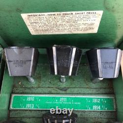 Jacobs Rubber Flex Lathe Collets Lot (2) Sets with Box J910 J914 & J915 J920