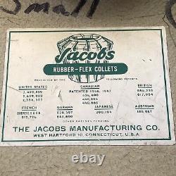 Jacobs Spindle Nose Lathe Chuck 91-T1 with Rubber & Collets Jacobs