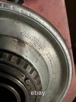 Jacobs Spindle Nose Lathe Chuck Model 91-C4 with11 Collets