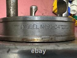 Jacobs Spindle Nose Lathe Chuck Model 91-C4 with11 Collets