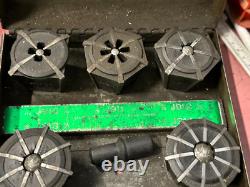 Jacobs Spindle Nose Lathe Chuck Model 91-C4 with11 Collets