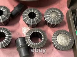 Jacobs Spindle Nose Lathe Chuck Model 91-C4 with11 Collets