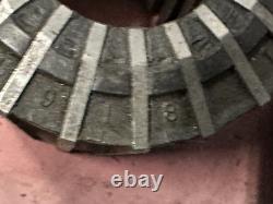 Jacobs Spindle Nose Lathe Chuck Model 91-C4 with11 Collets