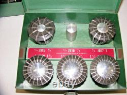 Jacobs Spindle Nose Lathe Chuck Model 91-C4 with11 Collets (zz4)