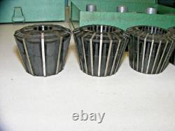 Jacobs Spindle Nose Lathe Chuck Model 91-C4 with11 Collets (zz4)