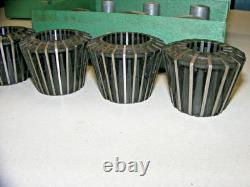 Jacobs Spindle Nose Lathe Chuck Model 91-C4 with11 Collets (zz4)