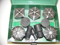 Jacobs Spindle Nose Lathe Chuck Model 91-C4 with11 Collets (zz4)