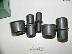 Jacobs Spindle Nose Lathe Chuck Model 91-C4 with11 Collets (zz4)