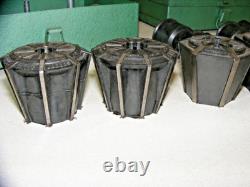 Jacobs Spindle Nose Lathe Chuck Model 91-C4 with11 Collets (zz4)