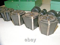 Jacobs Spindle Nose Lathe Chuck Model 91-C4 with11 Collets (zz4)