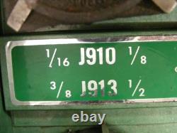 Jacobs Spindle Nose Lathe Chuck Model 91-C4 with11 Collets (zz4)