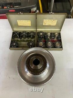 Jacobs Spindle Nose Lathe Chuck Model 91-T1 with L1 Mount & Rubber Flex Collets