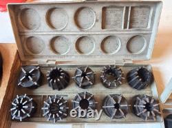 Jacobs Spindle Nose Lathe Chuck Parts Model 50 & Rubber Flex Collets Model 500