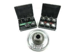 Jacos 91-A6 Rubberflex Collet Chuck Set with South Bend 2-1/4 x 8tpi Mount