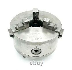 KITAGAWA 6-1/2 3-JAW LATHE CHUCK H8217 D1-4 Mt 3-Camlocks JAPAN