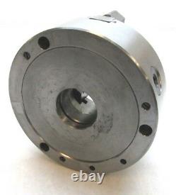 KITAGAWA 6-1/2 THREE-JAW SCROLL LATHE CHUCK with PLAIN BACK MOUNT #JN06T