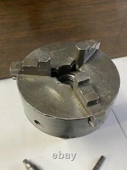 Kalamazoo 3 THREE-JAW LATHE CHUCK with 5C COLLET MOUNT Made In USA
