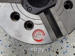 Kitagawa B-208 3 jaw lathe chuck, M60 P2 thread A2-6