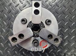 Kitagawa lathe chuck B-205, 5 3 jaw power chuck, 110 MM pilot, M28 x 1.5 thread