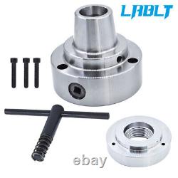 LABLT 5C 5 Collet Lathe Chuck Closer With Semi-finished Adp. 2-1/4 × 8 Thread