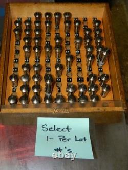 LEVIN 10MM D Collet Watchmaker's Jewelers Lathe Tool Wire Chuck Select 1 Per Lot