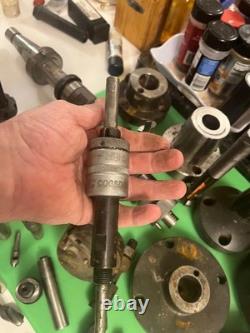 LOT 55+ Machinist Tool Lot Lathe Turn Bits, countersinks, collet chucks, $2000+