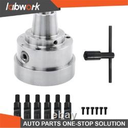 Labwork 5C Collet Chuck D1-5 Mount High Precision Adjustable for Metal Lathe