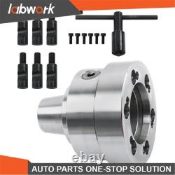 Labwork 5C Collet Chuck D1-5 Mount High Precision Adjustable for Metal Lathe