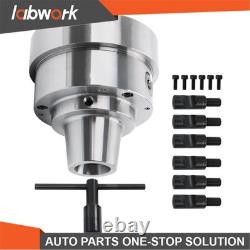 Labwork 5C Collet Chuck D1-5 Mount High Precision Adjustable for Metal Lathe