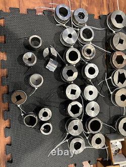 Large Lot Of Collet Pads Jaws W&s Hardinge Gilmore Stewart