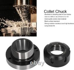 Lathe Collet Chuck, Carbon Steel 7 Holes Firm Lock 0 for. 005 Accuracy ER50 Co