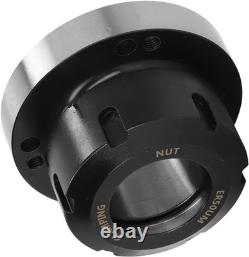 Lathe Collet Chuck, Carbon Steel 7 Holes Firm Lock 0 for. 005 Accuracy ER50 Co
