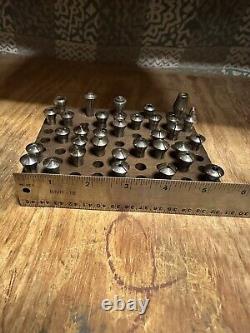 Lathe Collets Lot Set Block Holder Tool Chuck Machine/Watch/Jewelry