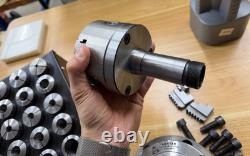 Lathe Set 5C Collets, 5c manual collet chuck, and 5C chuck