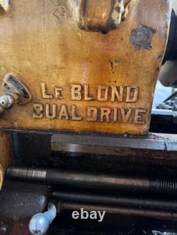 LeBlond Dual Drive 15x54Metalworking Engine Lathe Quick Collet Chuck Knurling