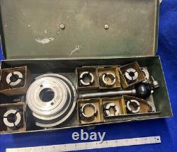 Levermatic 1 1/2 x 8 Collet Closer and Collets 17 Collets 1/8 to 1 Logan