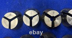 Levermatic 1 1/2 x 8 Collet Closer and Collets 17 Collets 1/8 to 1 Logan
