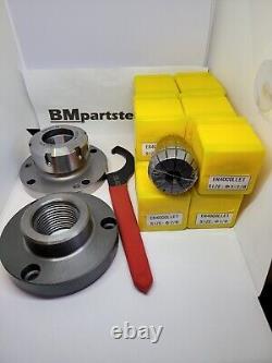 Logan, Atlas/Craftsman ER40 Chuck & Collets with 1-1/2-8 adapter for 9-12 lathe