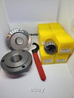 Logan, Atlas/Craftsman ER40 Chuck & Collets with 1-1/2-8 adapter for 9-12 lathe