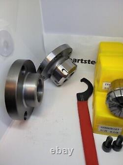 Logan, Atlas/Craftsman ER40 Chuck & Collets with 1-1/2-8 adapter for 9-12 lathe