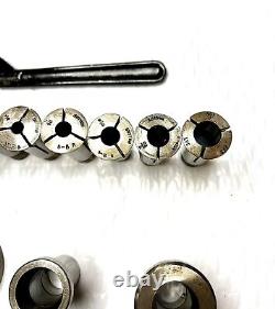 Logan lathe 3AT Collet Set, Adapters, Thread Protecter, Drill Chuck & Wrench