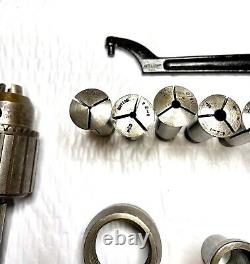 Logan lathe 3AT Collet Set, Adapters, Thread Protecter, Drill Chuck & Wrench