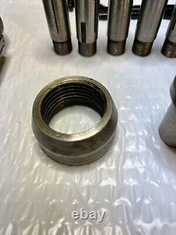 Logan lathe 3AT Collet Set, Adapters, Thread Protecter, Drill Chuck & Wrench