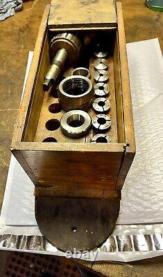 Logan lathe 3AT Collet Set, Adapters, Thread Protecter, Drill Chuck & Wrench