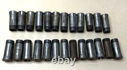 Lot Of 25 Mixed 5C Collets Rivett Hardinge & More Metal Lathe Tooling