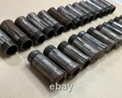Lot Of 25 Mixed 5C Collets Rivett Hardinge & More Metal Lathe Tooling