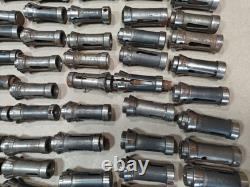 Lot Of 65, CNC Lathe Hardinge Nose Hex Collets Screw Machine Tools