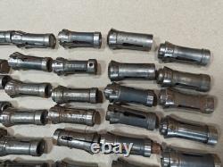 Lot Of 65, CNC Lathe Hardinge Nose Hex Collets Screw Machine Tools