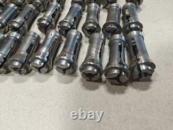 Lot Of 65, CNC Lathe Hardinge Nose Hex Collets Screw Machine Tools