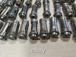 Lot Of 65, CNC Lathe Hardinge Nose Hex Collets Screw Machine Tools